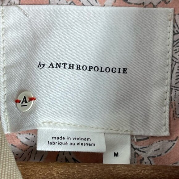 Anthropologie Lida Pink Camo Utility Jacket Size Medium Camouflage Coat Military - Picture 8 of 13